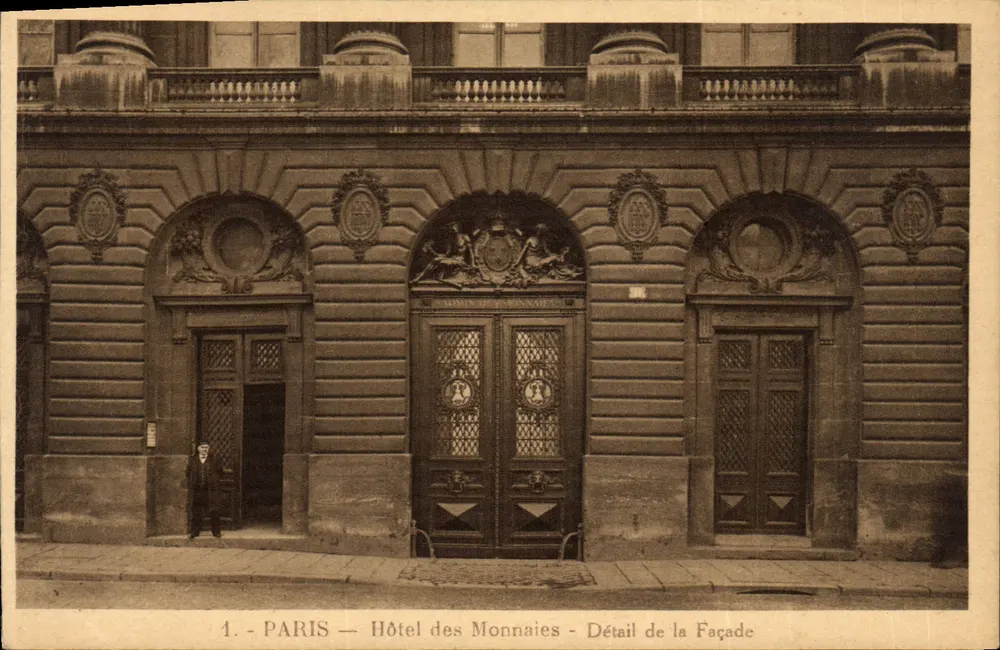 PARIS — Hôtel des Monnaies — Detail der Fassade - Vorderseite