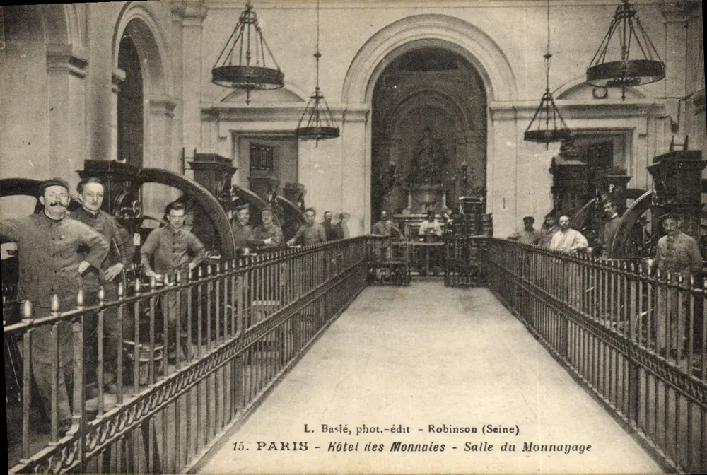 Paris - Hotel der Münzen - Münzsaal — L. Baslé, Foto-Verlag - Robinson (Seine) n°15 - Vorderseite