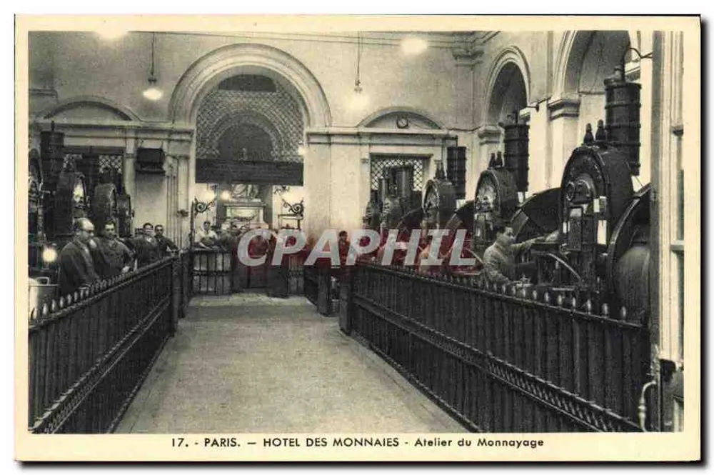 Paris — Hôtel des Monnaies — Atelier des Münzen - Vorderseite