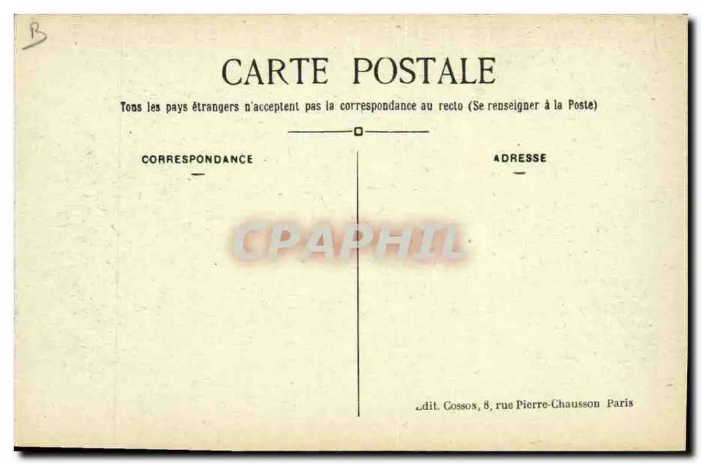 PARIS - Hotel des Monnaies - Atelier des Médailles — C. M. n°22 - Rückseite