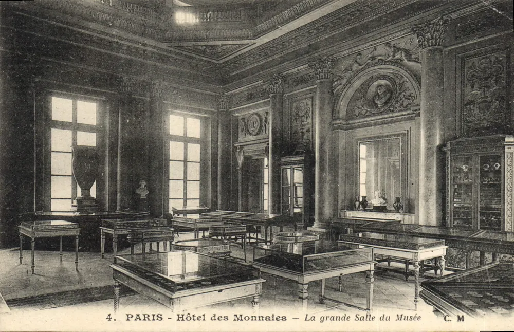 Paris - Hôtel des Monnaies - Die große Halle des Museums — C.M. n°4 - Vorderseite