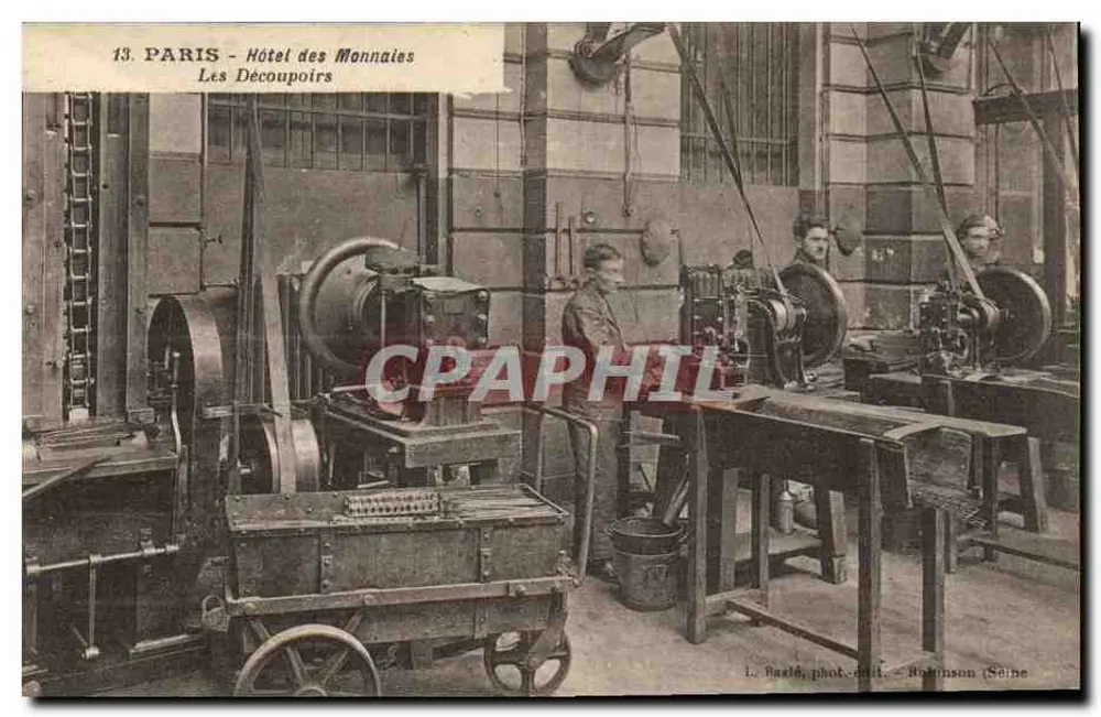 Paris - Das Münzhotel - Die Schneiderei — L. Barel, Kunstfotografie - Robinson (Seine) - Vorderseite