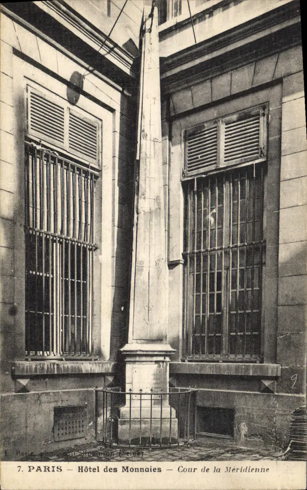 Paris — Hotel der Münzen — Cour de la Méridienne — Verleger Basiz & Cie, n°7 - Vorderseite