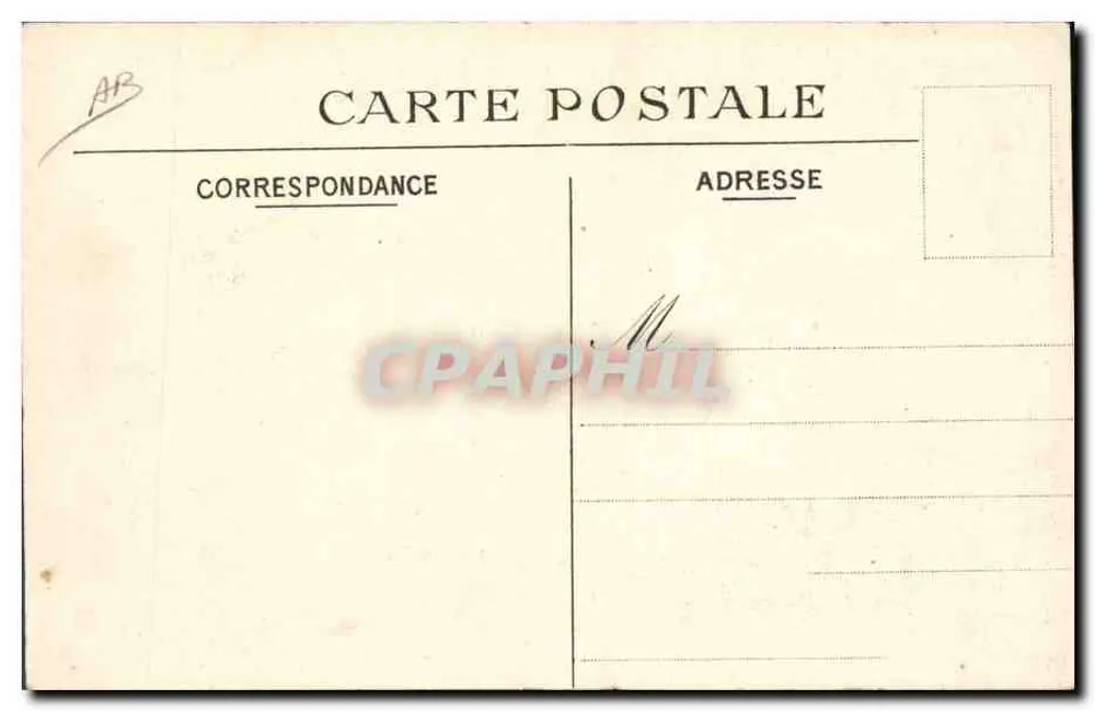 PARIS — HOTEL DES MONNAIES — Ofenöfen — D.A.L. Nr. 10 - Rückseite