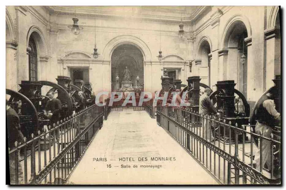 Paris — Hôtel des Monnaies — Münzraum - Vorderseite