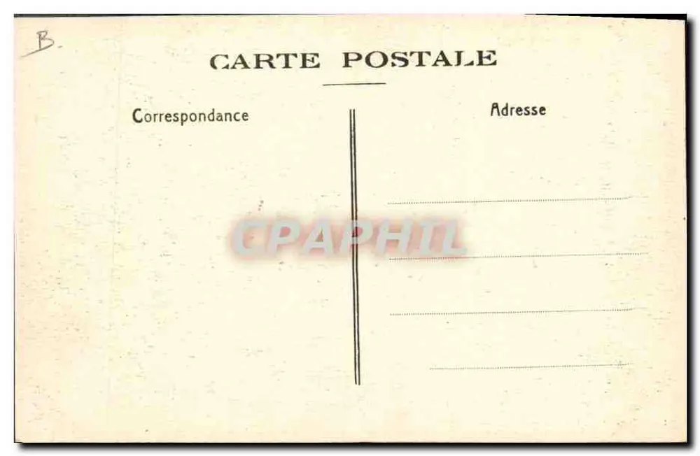 Paris - Hôtel des Monnales - Gros Laminoir — L. Baslé, phot. - Verlag - Robinson (Seine) - Rückseite