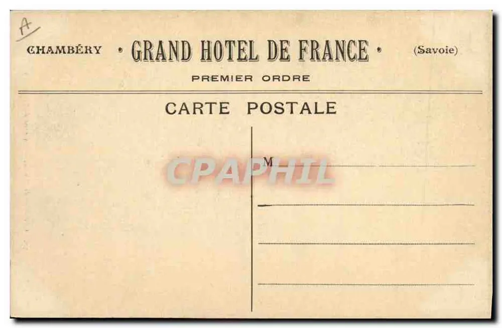 Kleidung aus Savoyen — Umgebung von Chambéry — Die Werkstatt von Chambéry - Rückseite