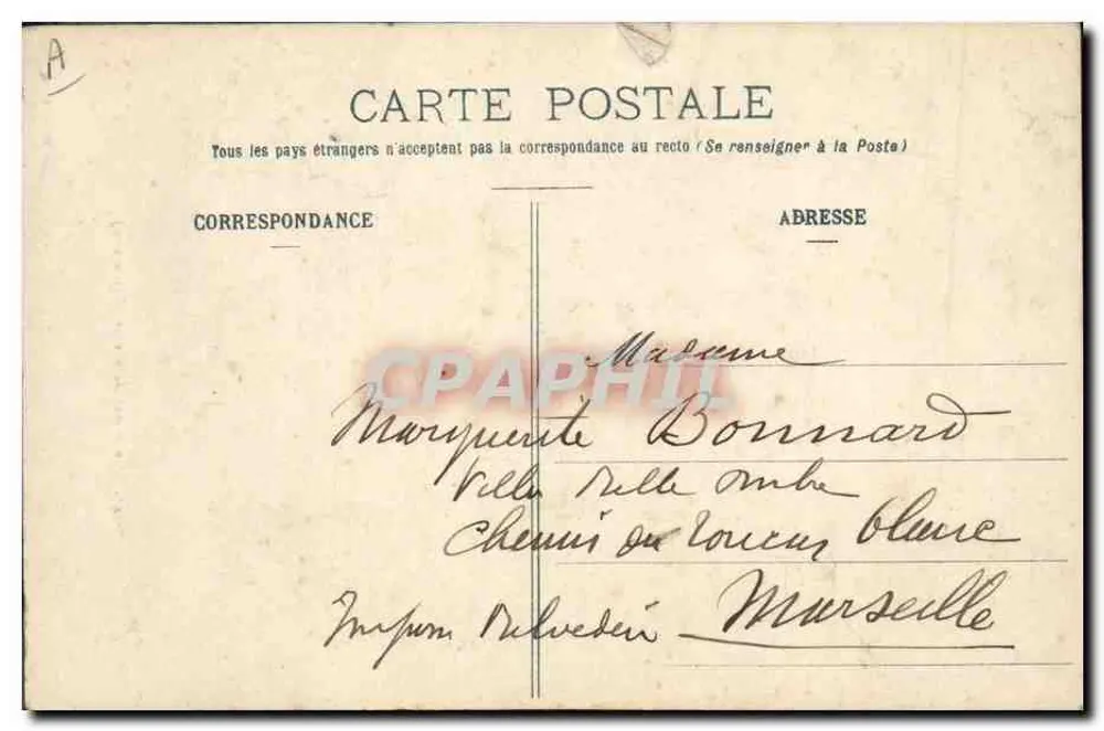 Trajes de Saboia (Tarantaise) — Irmã 1912 — E. Reynaud, Editor, Chambéry, n°43 - Verso