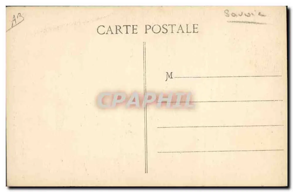 Bourg-St-Maurice — Eine Spinnerei — AD. PARIOT, ANNECY, n°137 - Rückseite