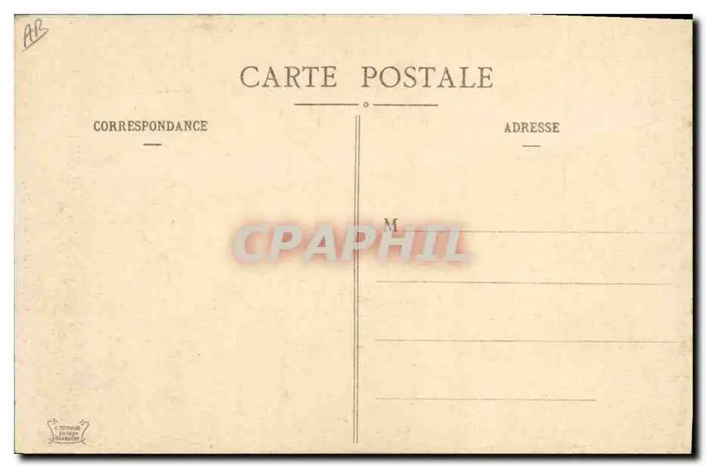 Mulher em traje tarentaise tecendo — Savoie — editor não identificado, n° 21 - Verso