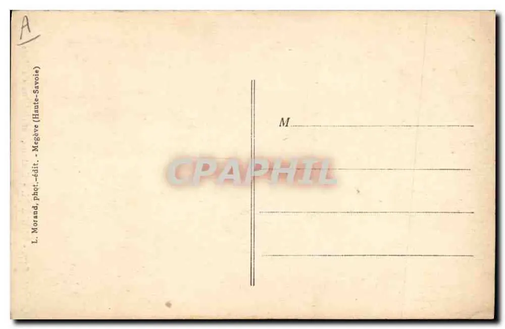 Mégeve — Trachten und Küche der Region — L. Morand, phot. — Verlag — Mégeve (Haute-Savoie) - Rückseite