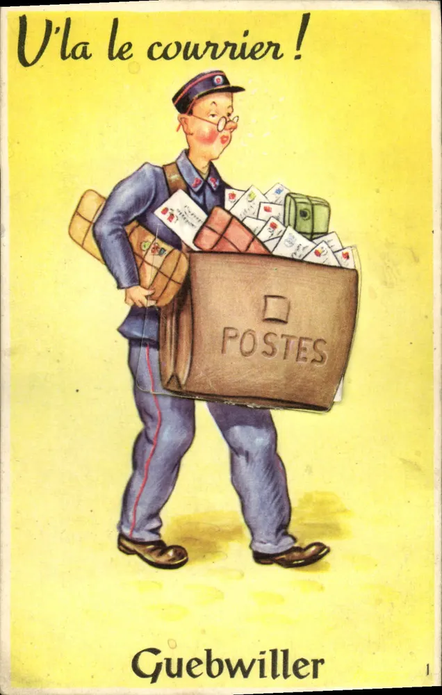 Correio postal — Guebwiller — Guebwiller - Frente