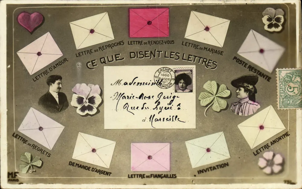 Ce que disent les lettres — MF Paris — n°751 - Frente