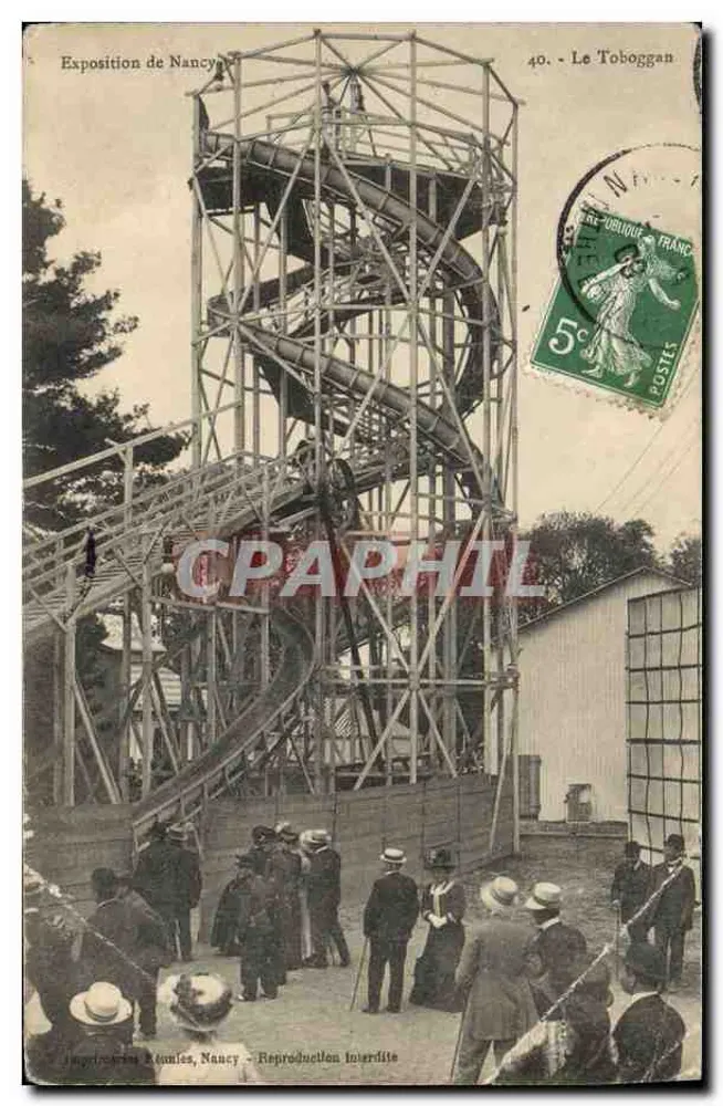 Ausstellung in Nancy — Der Schlitten — Druckerei Édouard Lamy, Nancy, n° 40 - Vorderseite