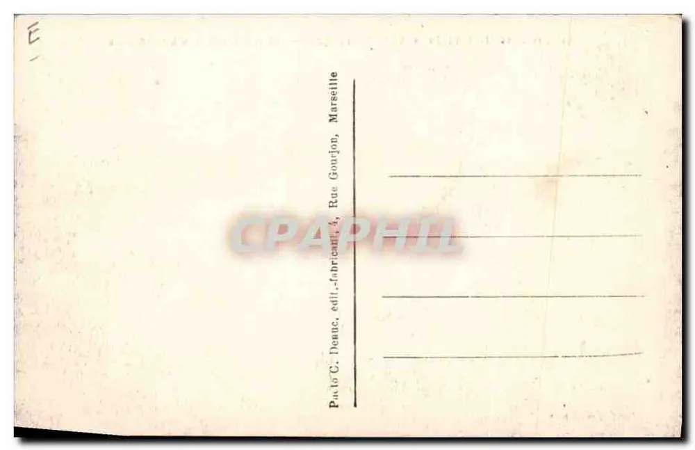 Les Saintes-Maries-de-la-Mer (Camargue) — Lager der Zigeuner — C. Deaune, Verlag - Rückseite
