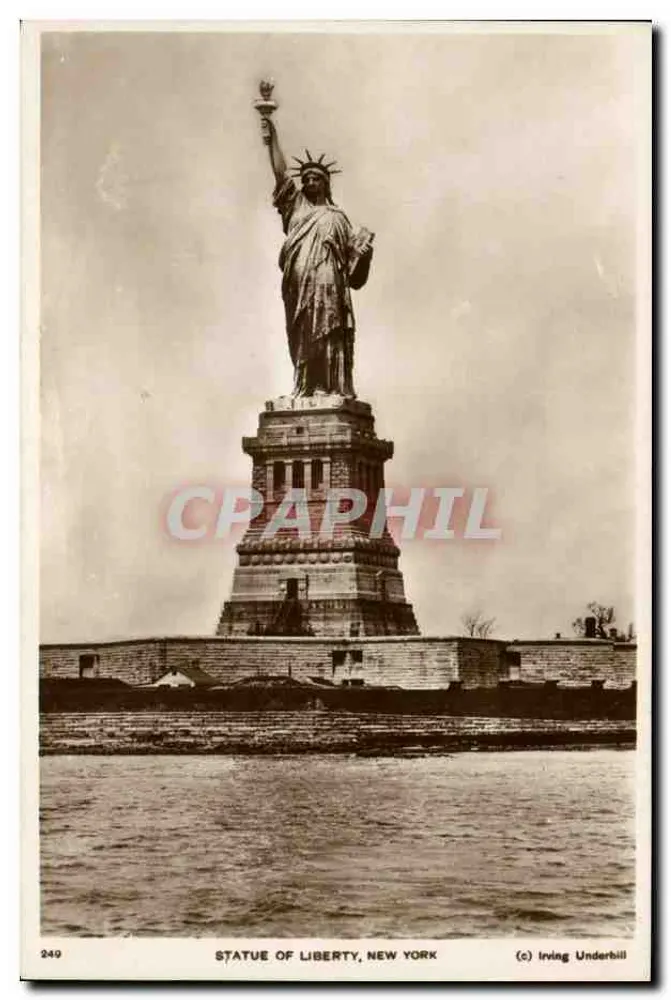 Statue of Liberty, New York — (c) Irving Underbill — n° 249 - Vorderseite