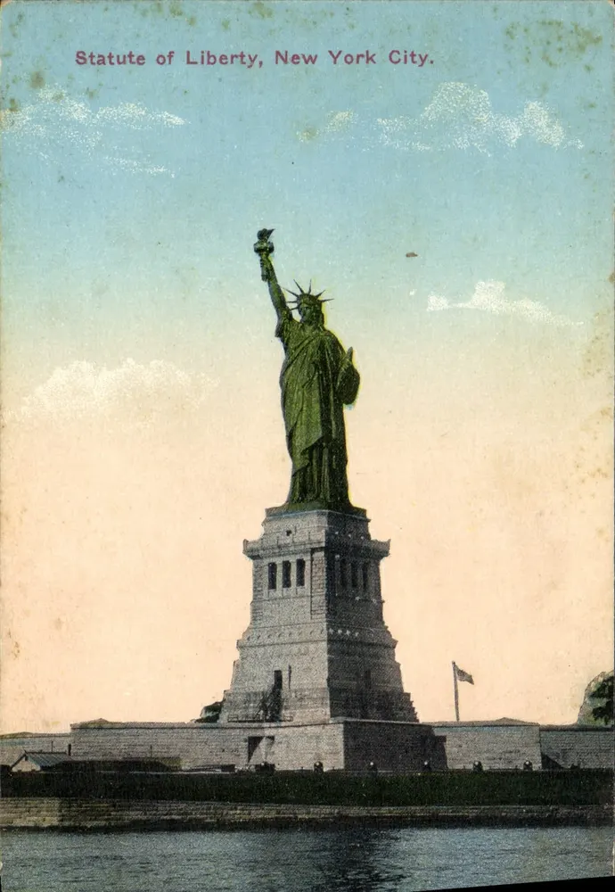 Statue of Liberty, New York City — Verleger McGOWN-SILSBBEE LITHO. CO. - Vorderseite