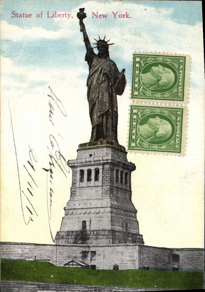 Statue of Liberty, New York — Success Postal Card Co. Verlag, New York, Nr. 1026 - Vorderseite