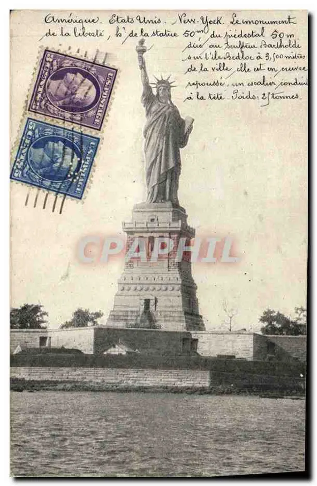 Statue of Liberty — New York — Verlag nicht sichtbar - Vorderseite