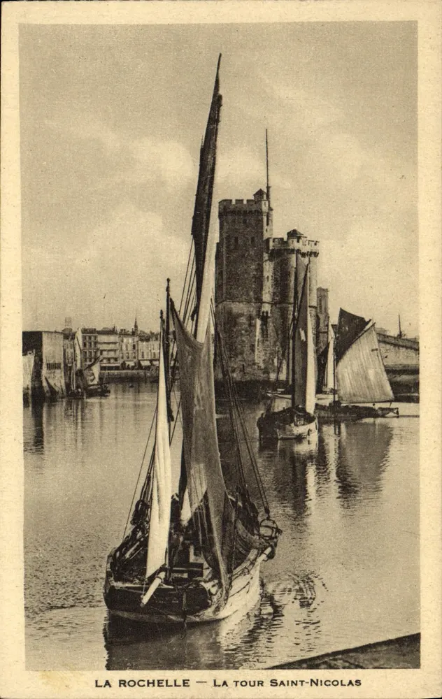 La Rochelle — La Tour Saint-Nicolas — Verleger unbekannt, Seriennummer nicht sichtbar - Vorderseite