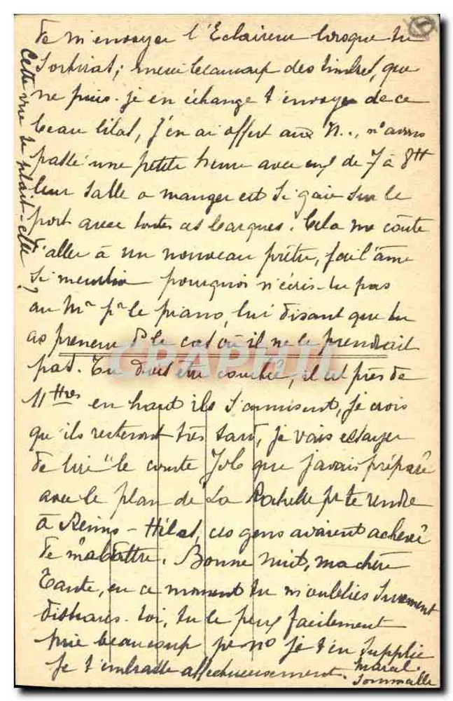 La Rochelle — La Tour Saint-Nicolas — Verleger unbekannt, Seriennummer nicht sichtbar - Rückseite