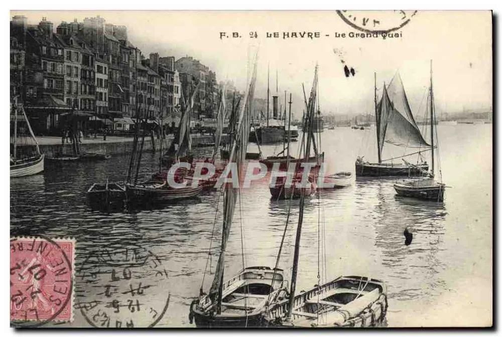 Le Havre — Le Grand Quai — F.B. 24 - Vorderseite