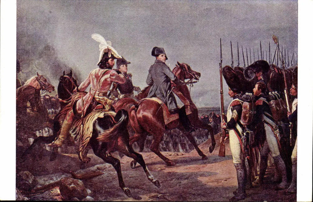 Schlacht von Iéna — 1806 — H. VERNET, pinxit. — Edition Laxochromie, Paris - Vorderseite