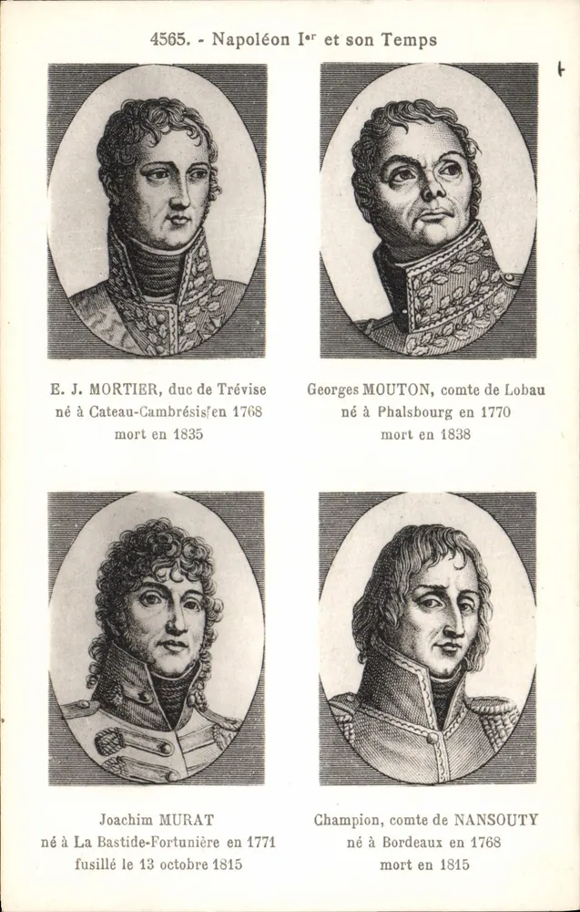 Napoleon I. und seine Zeit — Serie 4565 — Collections d'Art et d'Histoire, Paris - Vorderseite