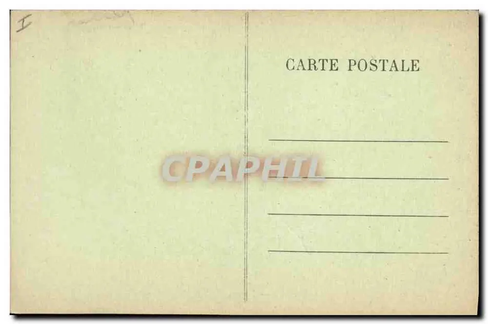 Sujet : une scène satirique de paix — éditeur : non imprimé sur la carte - Verso