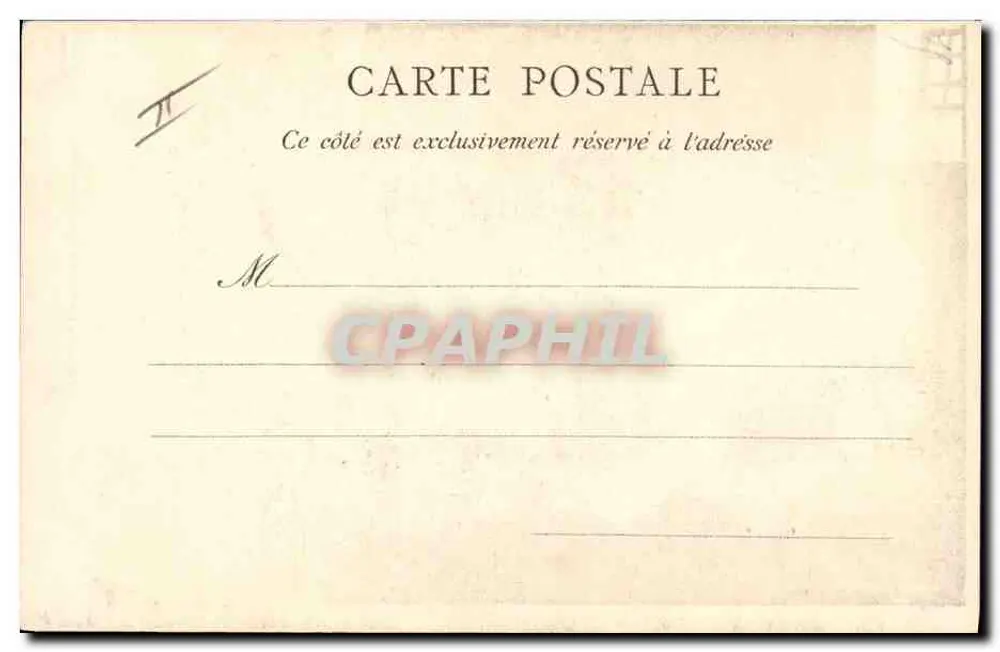 Vercingétorix — condução para Roma e preso em uma cela — Coleção Tol Sin, 28 rue d'Assas, Paris - Verso