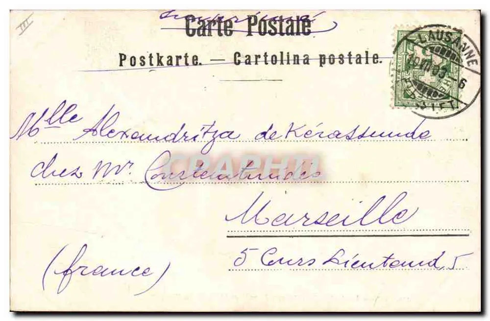 Centenary-Prozession — Gruppe von Priestern (Act der Weinrebe) — Lausanne, n°289 - Rückseite