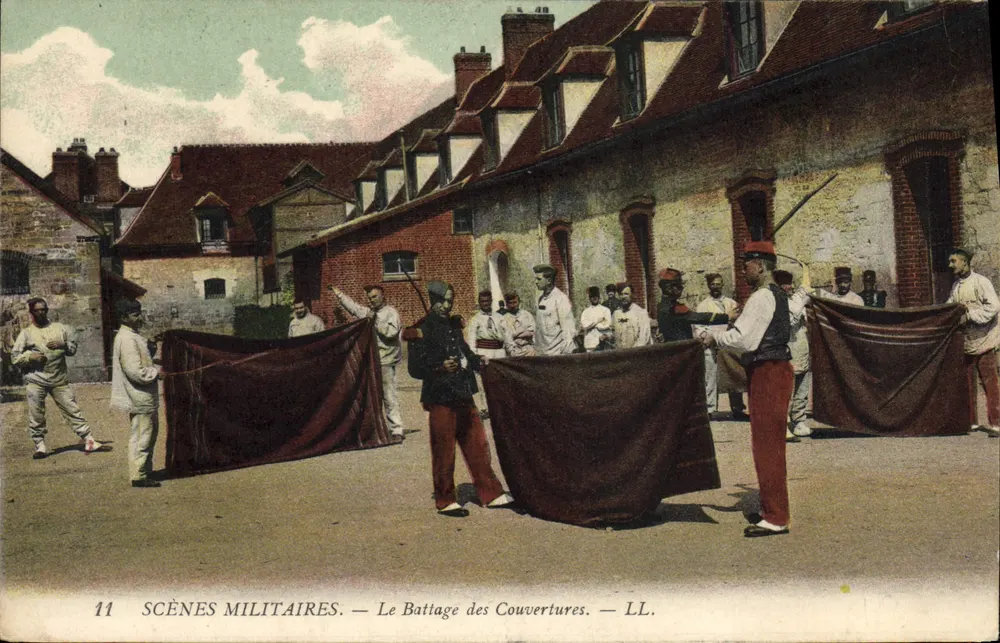 Cenas Militares — O Batimento das Coberturas — LL. - Frente
