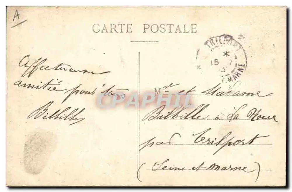 Vereinigung Savoyens mit Frankreich — 1860-1910 — A. Gardet — Annecy - Rückseite