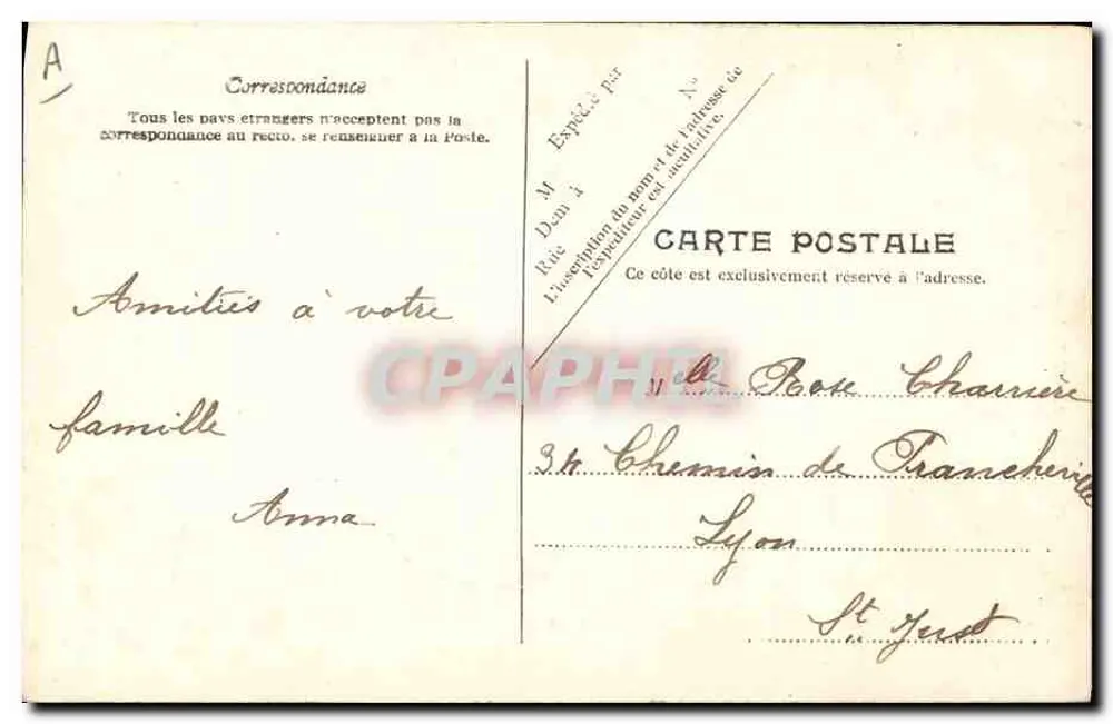 Tracht der Haute-Maurienne — V.P. Paris — Nr. 78-73 - Rückseite