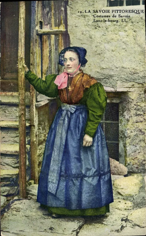 Lans-le-Bourg — Traje de Savoia — Lévy & Neurdein, Paris - Frente