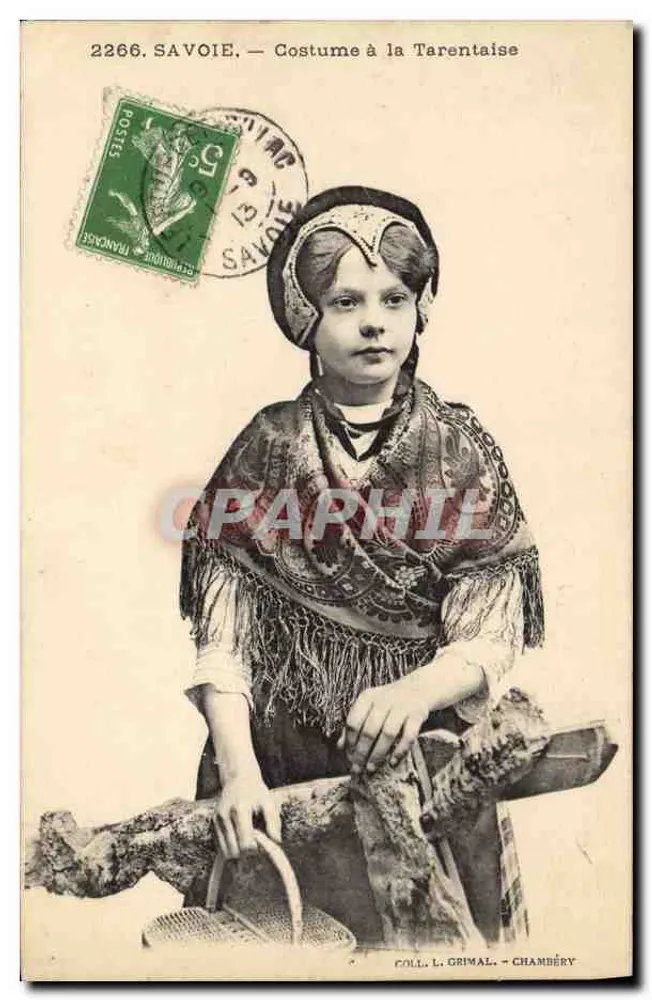 Savoie — Traje à Tarentaise — Coll. L. Grimal, Chambéry - Frente
