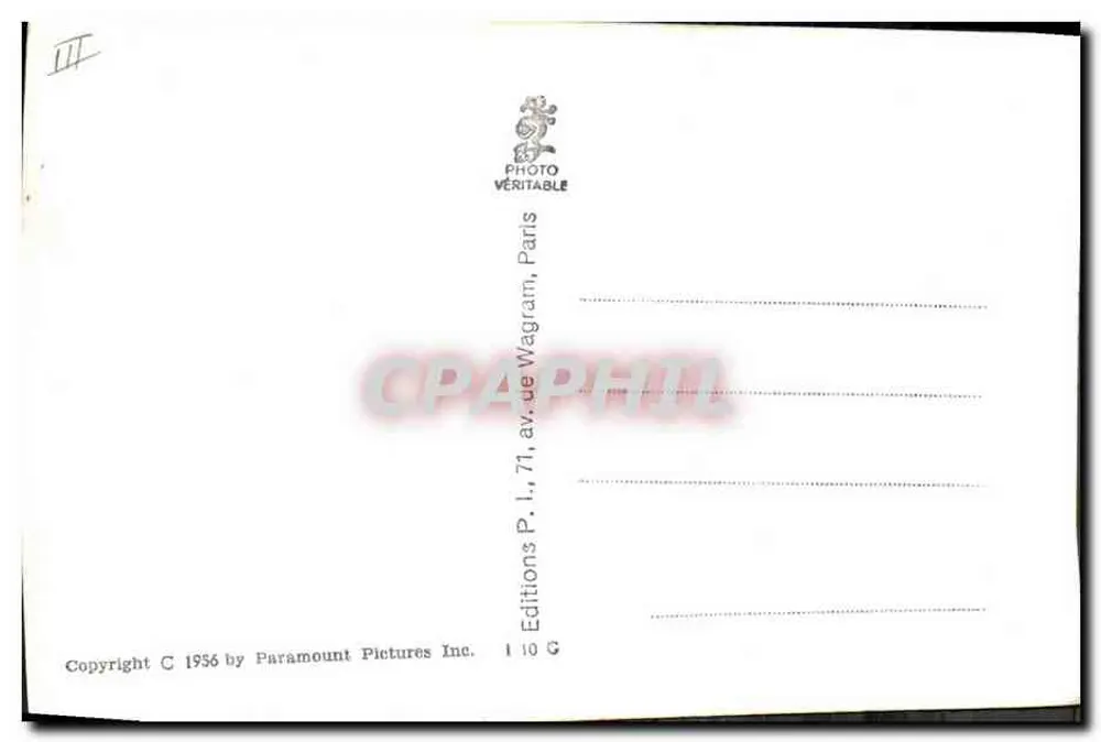 फर्नांडो लामास — पोर्ट्रेट — फोटो पैरामाउंट, संख्या 722 - पीछे