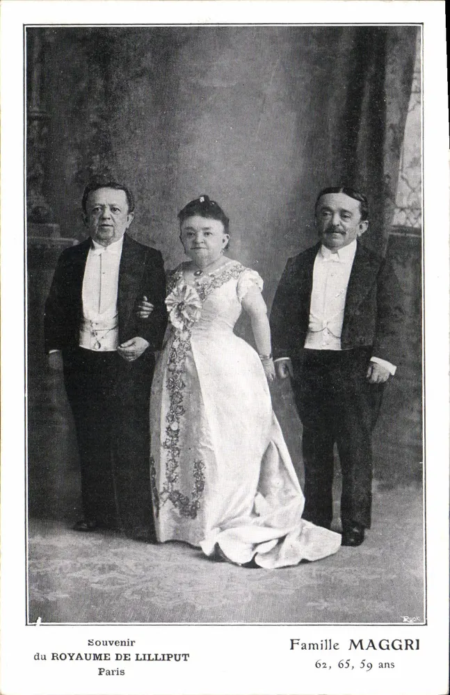 Familie MAGGRI — Erinnerung an das KÖNIGREICH LILLIPUT — Paris - Vorderseite
