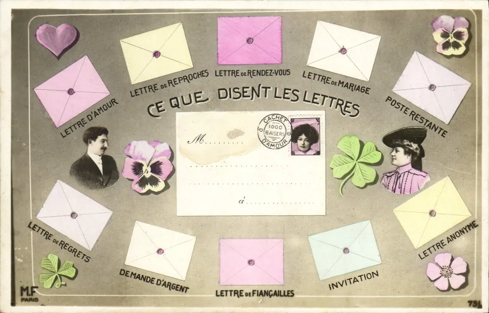 Ce que disent les lettres — M.F. Paris, n°731 - Frente