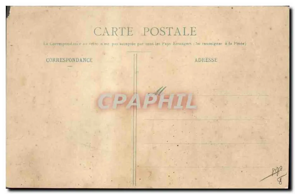 Frau mit schwarzem Hut — Erinnerungskarte — M.F. Paris, n° 3048 - Rückseite