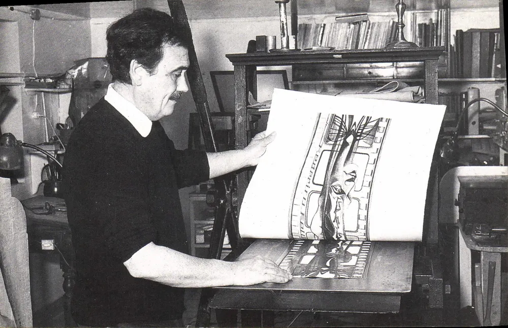Kupferstecher, die unsere Briefmarken erstellen — Pierre Bequet — Cartophilie-Ausgabe 1985-2 - Vorderseite