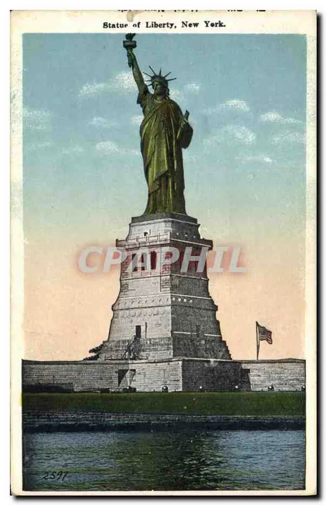 Statue of Liberty, New York — Vorderansicht — unbekannter Verlag, Nr. 2397 - Vorderseite