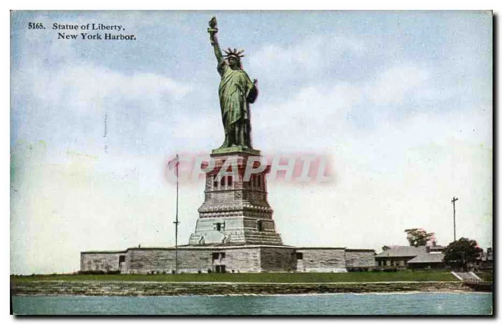 Statue of Liberty — New York Harbor — Verlag unbekannt, Nr. 5165 - Vorderseite