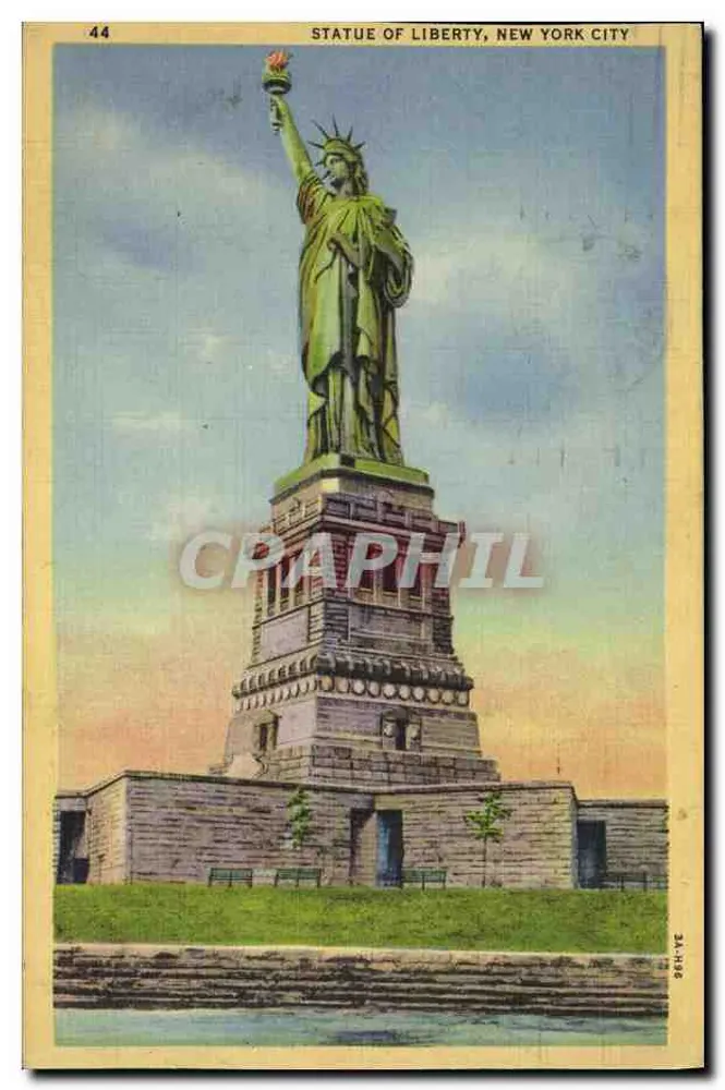 Statue of Liberty, New York City — Verleger C.T. Art-Cristone, n° 44 - Vorderseite