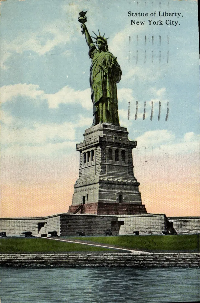 Statue of Liberty — New York City — The American Art Publishing Co. Nr. 45 - Vorderseite