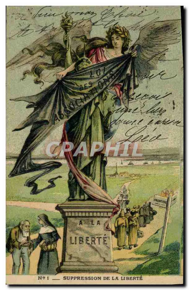 Statue der Freiheit — Aufhebung der Freiheit — Nr. 1 — Verlag unbekannt - Vorderseite