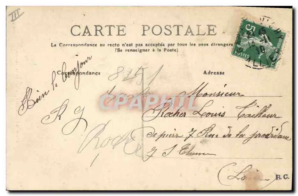 Vichy — Estátua da Liberdade — M.T. I.L. - Verso