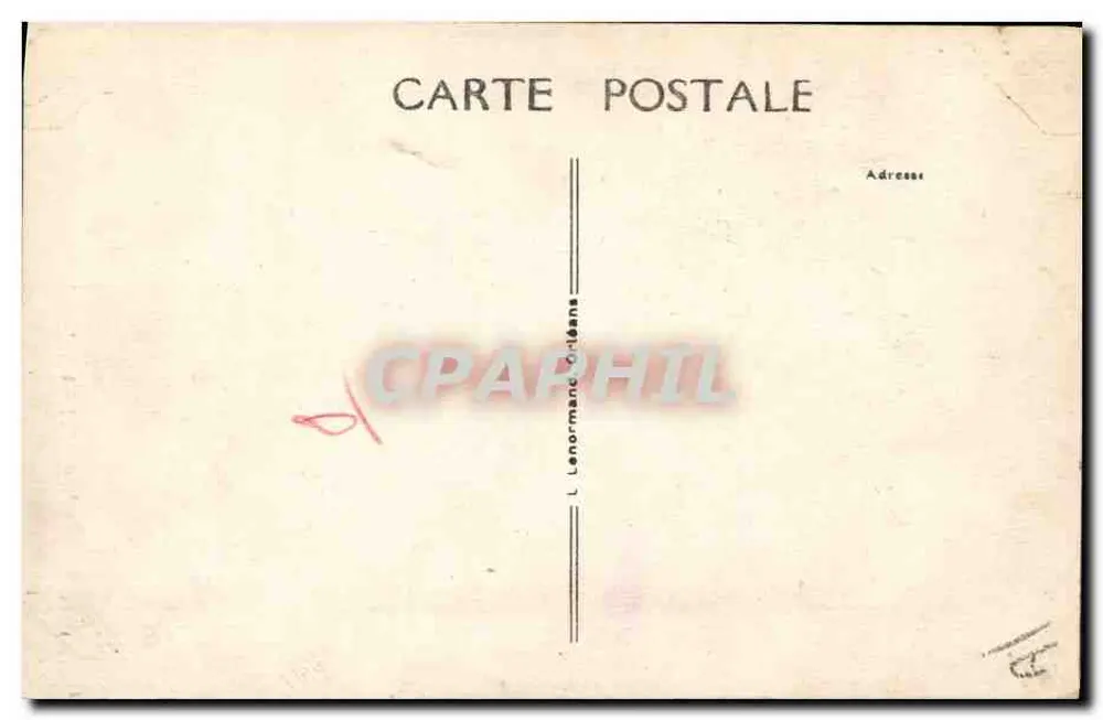 In Beauce — Das Mühle — Verlag L. Lenormand - Rückseite