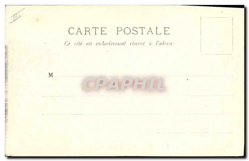 Le Tréport — Der Eingang zum Hafen bei Ebbe — LL. - Rückseite