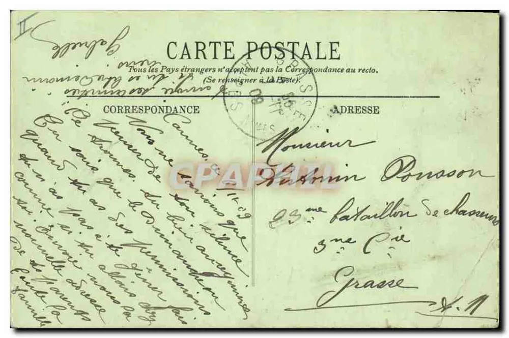 CANNES — Die Strände und der Mont Chevalier — LL. n° 148 - Rückseite